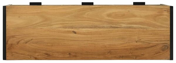 TV szekrény fiókkal Barna 100 x 35 x 50 cm Tömör akácfa