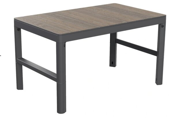 Keter Lyon Deco walnut / grafit kerti asztal