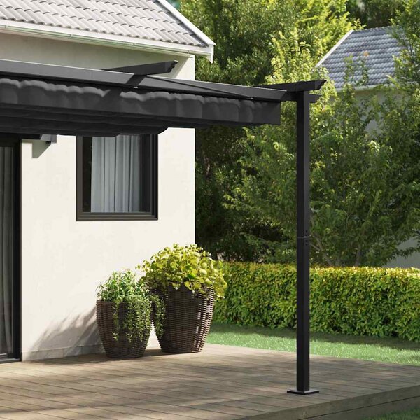 Pavilon 300 x 300 x 200 cm Antracitszürke Poliészter