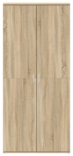 Cipőtartó Sonoma tölgy 80x39x180 cm Szerelt Fa