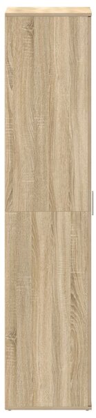 Cipőtartó Sonoma tölgy 80x39x180 cm Szerelt Fa