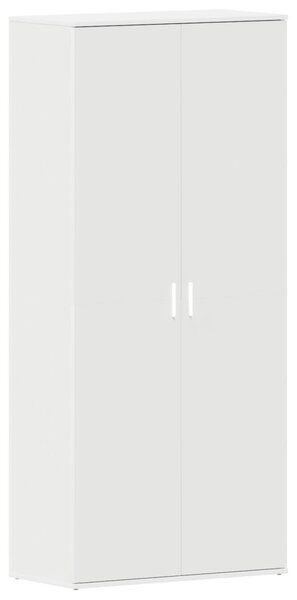 Cipőszekrény Fehér 80x39x180 cm Műanyag