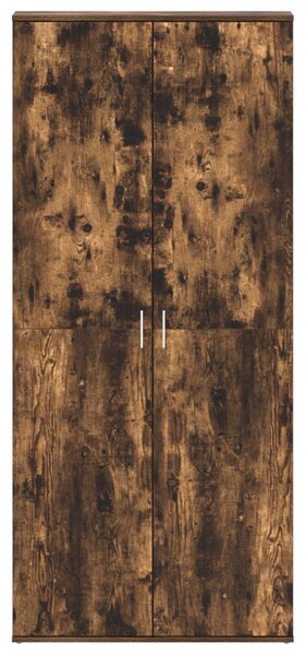 Cipőszekrény polcokkal Füstölt tölgy 80 x 39 x 178 cm Faanyag