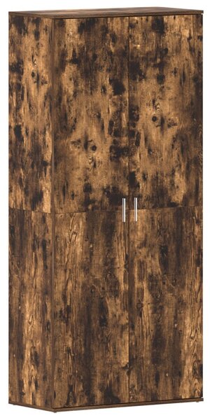 Cipőszekrény polcokkal Füstölt tölgy 80 x 39 x 178 cm Faanyag