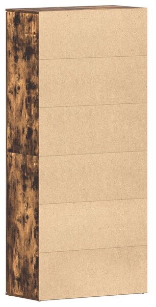 Cipőszekrény polcokkal Füstölt tölgy 80 x 39 x 178 cm Faanyag