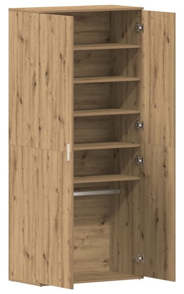 Cipőszekrény polcokkal Artisan tölgy 80 x 39 x 178 cm Faanyag