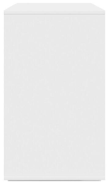 Fehér Oldalszekrény Fehér Fa 135 x 41 x 75 cm Fehér Oldalszekrény