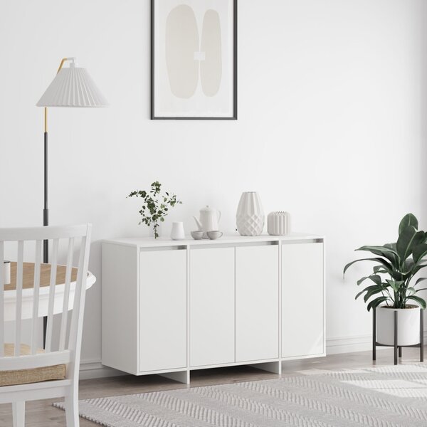 Fehér Oldalszekrény Fehér Mérnöki Fa 120 x 41 x 75 cm
