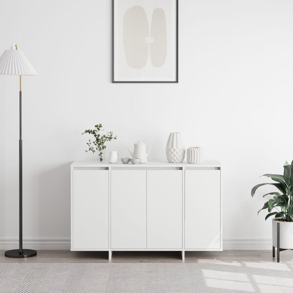 Fehér Oldalszekrény Fehér Mérnöki Fa 120 x 41 x 75 cm