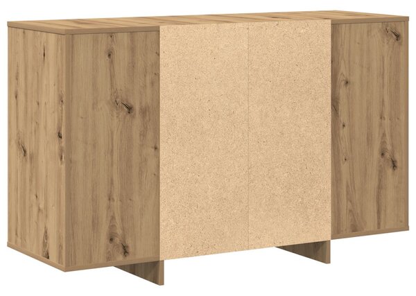 Tölgy étkezőszekrény Művészi tölgy Szerelt fa 120 x 41 x 75 cm