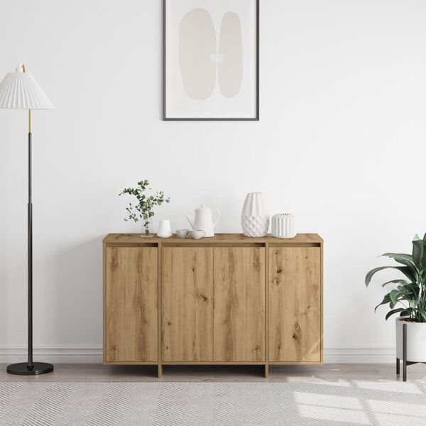Tölgy étkezőszekrény Művészi tölgy Szerelt fa 120 x 41 x 75 cm