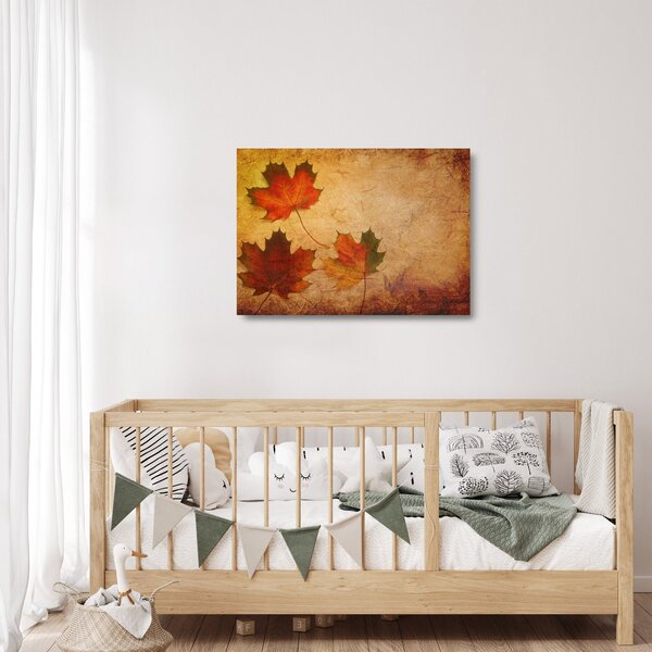 Őszi motívumú kép (üvegen) (70x50 cm)