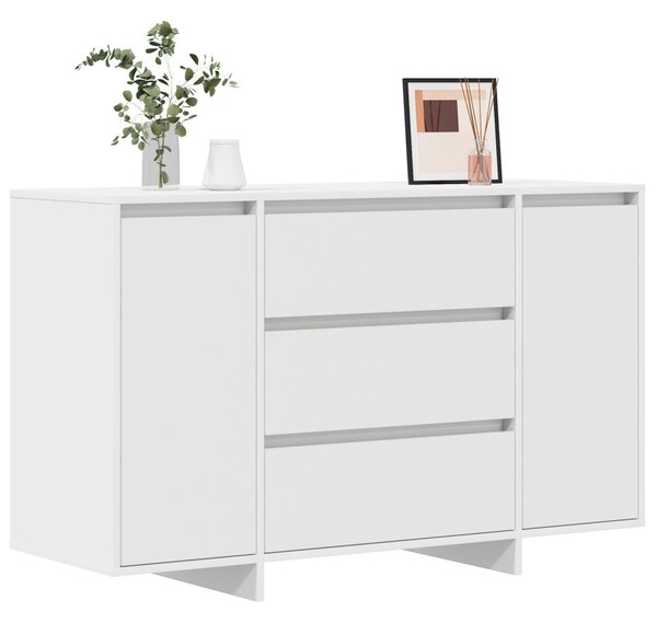 Oldalszekrény Fehér 120x41x75 cm MDF