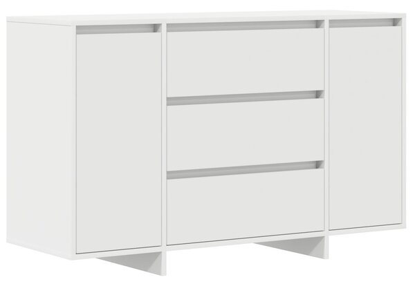 Oldalszekrény Fehér 120x41x75 cm MDF