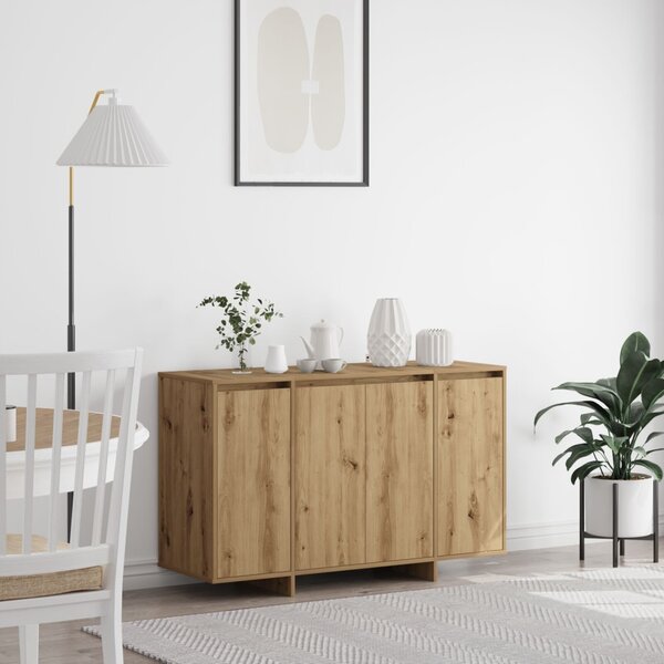 Tölgy étkezőszekrény Művészi tölgy Szerelt fa 120 x 41 x 75 cm
