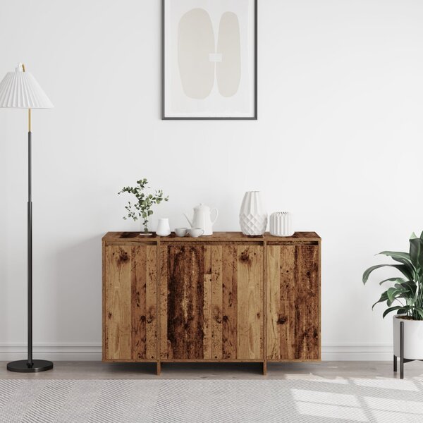 Barna büfé Régi fa Fa 120 x 41 x 75 cm Büfé Négyszögletes