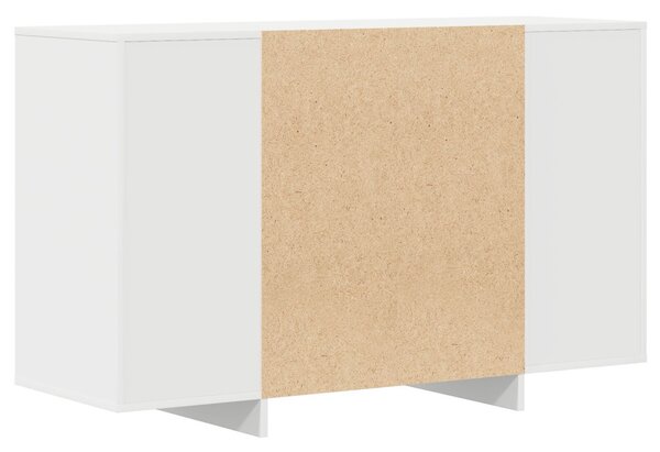 Oldalszekrény Fehér 120x41x75 cm MDF