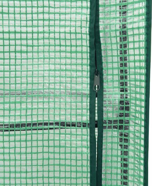 Rattan hatású magaságyás üvegháztakaróval 120 x 40 x 123 cm
