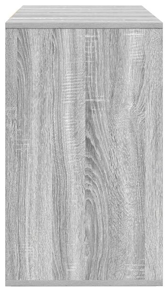 Oldalszekrény Szürke Sonoma 120x41x75 cm Műanyag