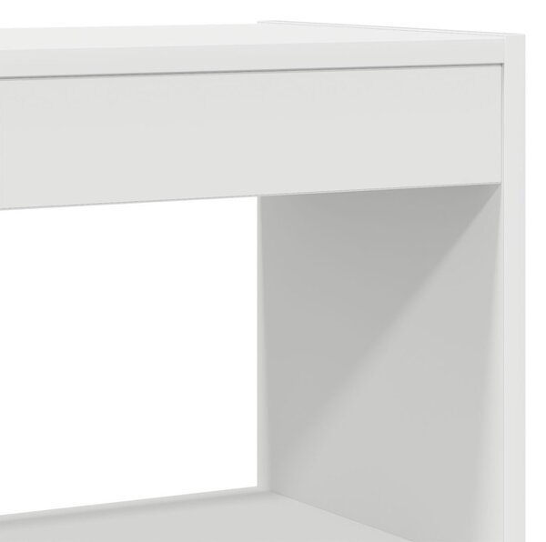 Fehér könyvespolc Fehér Mérnöki fa 80 x 30 x 198 cm Tárolás