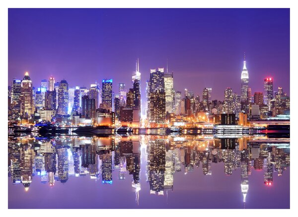Manhattan képe (üvegen) (70x50 cm)