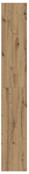 Könyvespolc Mesterséges tölgy Tömör fa 100 x 30 x 198 cm