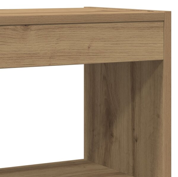 Könyvespolc Mesterséges tölgy Tömör fa 100 x 30 x 198 cm