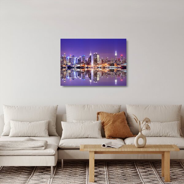 Manhattan képe (üvegen) (70x50 cm)