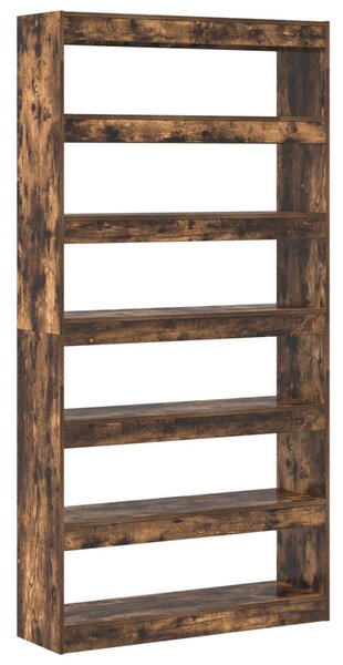 Könyvespolc Füstölt tölgy 100 x 30 x 198 cm Faanyag