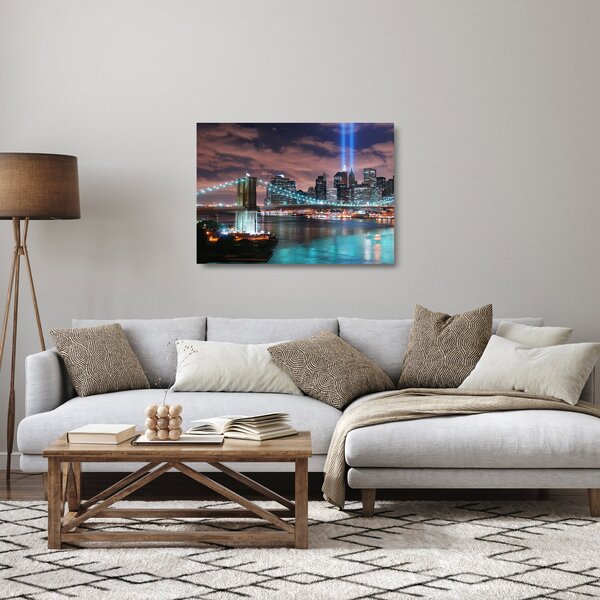 Kép - New York, Manhattan (üvegen) (70x50 cm)
