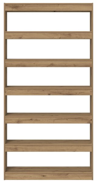 Könyvespolc Mesterséges tölgy Tömör fa 100 x 30 x 198 cm