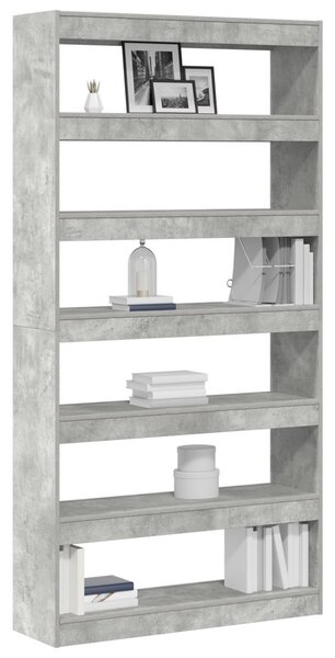 Könyvespolc Szürke Szerelt fa 100 x 30 x 198 cm Könyvespolc