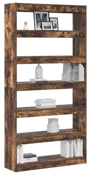 Könyvespolc Füstölt tölgy 100 x 30 x 198 cm Faanyag