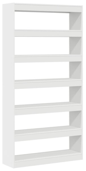 Fehér könyvespolc Fehér Szerelt fa 100 x 30 x 198 cm Polc