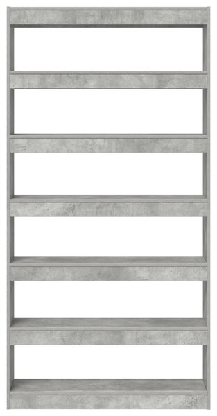 Könyvespolc Szürke Szerelt fa 100 x 30 x 198 cm Könyvespolc