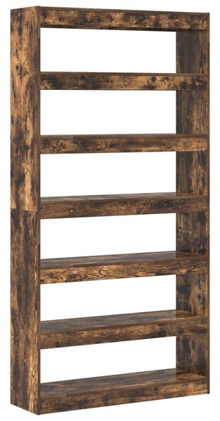 Könyvespolc Füstölt tölgy 100 x 30 x 198 cm Faanyag