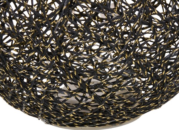 Karácsonyi dekoráció BOLMEN 15/20 cm Gömbdísz Fekete