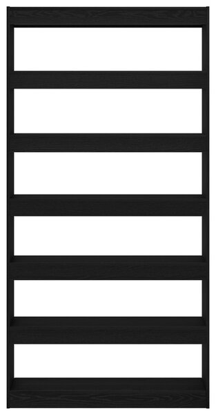 Könyvespolc Fekete Tölgy 100 x 30 x 198 cm Faanyag