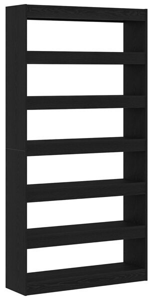 Könyvespolc Fekete Tölgy 100 x 30 x 198 cm Faanyag