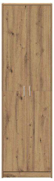 Ruhásszekrény polcokkal Artisan tölgy 55 x 25 x 189 cm Faanyag