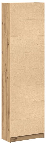 Ruhásszekrény polcokkal Artisan tölgy 55 x 25 x 189 cm Faanyag