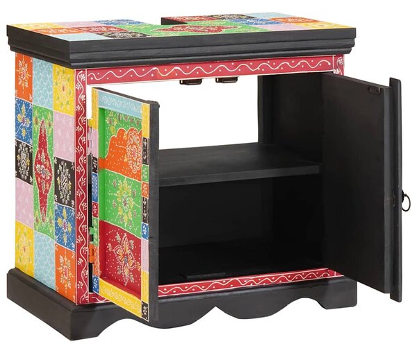 Mosdókagyló szekrény Barna 60 x 35 x 55 cm Tömör Mangófát