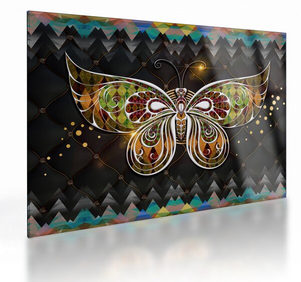 Kép - Mágikus pillangó (üvegen) (70x50 cm)