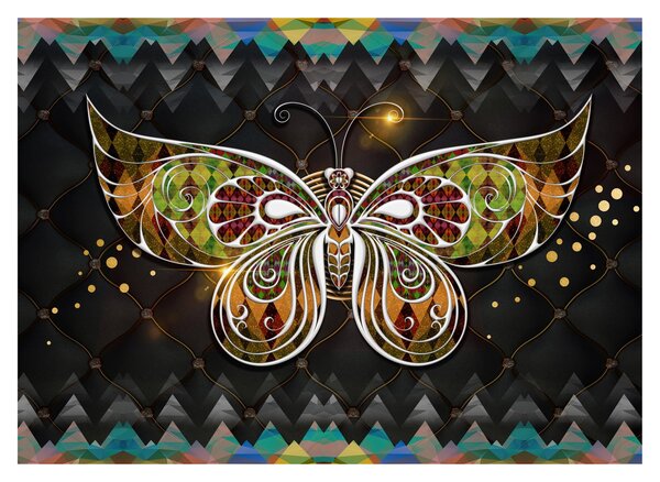 Kép - Mágikus pillangó (üvegen) (70x50 cm)