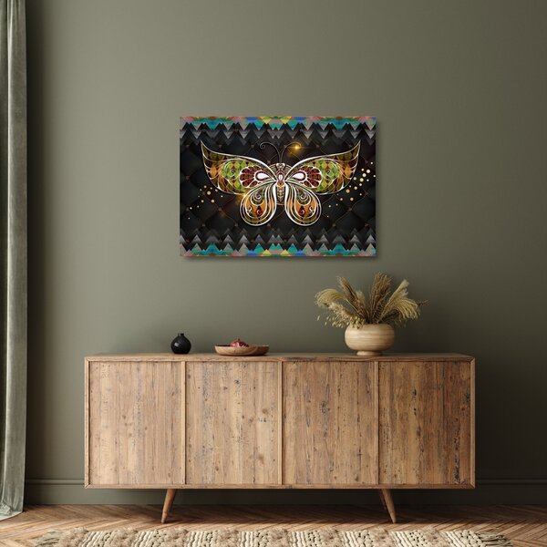 Kép - Mágikus pillangó (üvegen) (70x50 cm)
