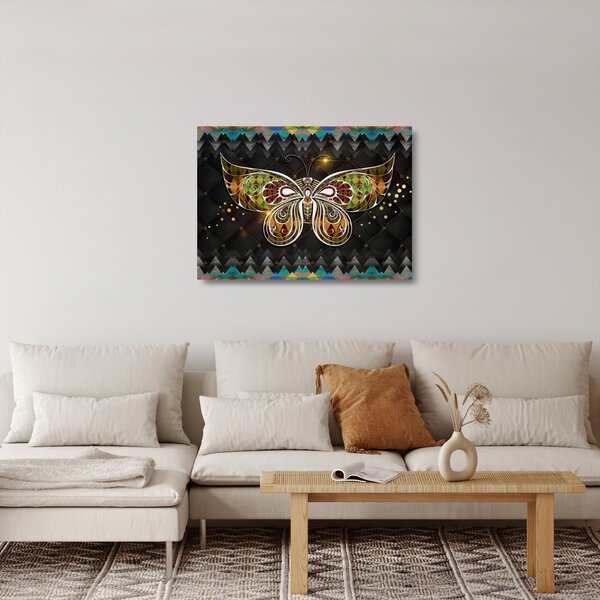 Kép - Mágikus pillangó (üvegen) (70x50 cm)