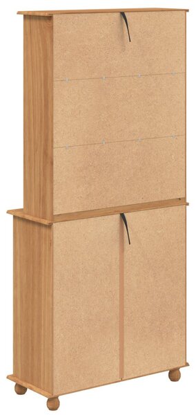 Kagy fiókkal ASKIM Mézes Viasz 91 x 40 x 200,5 cm Tömör fenyőfa