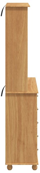 Kagy fiókkal ASKIM Mézes Viasz 91 x 40 x 200,5 cm Tömör fenyőfa
