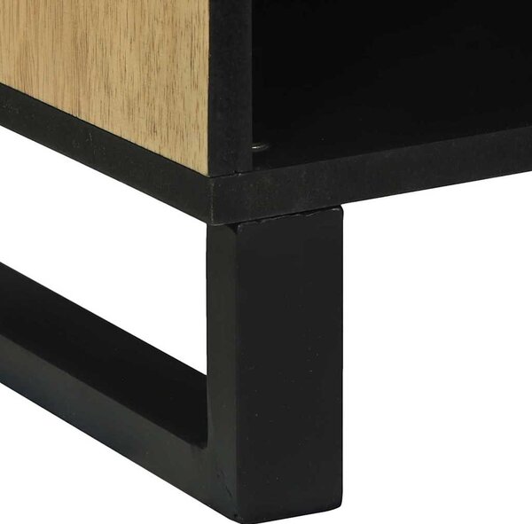 Média tároló szekrény Barna 80 x 33.5 x 46 cm tömör mangófa