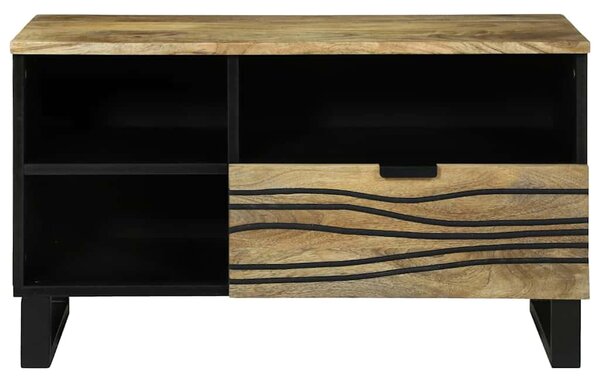 Média tároló szekrény Barna 80 x 33.5 x 46 cm tömör mangófa